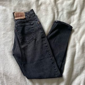 Vintage Black Levi Mom Jeans
